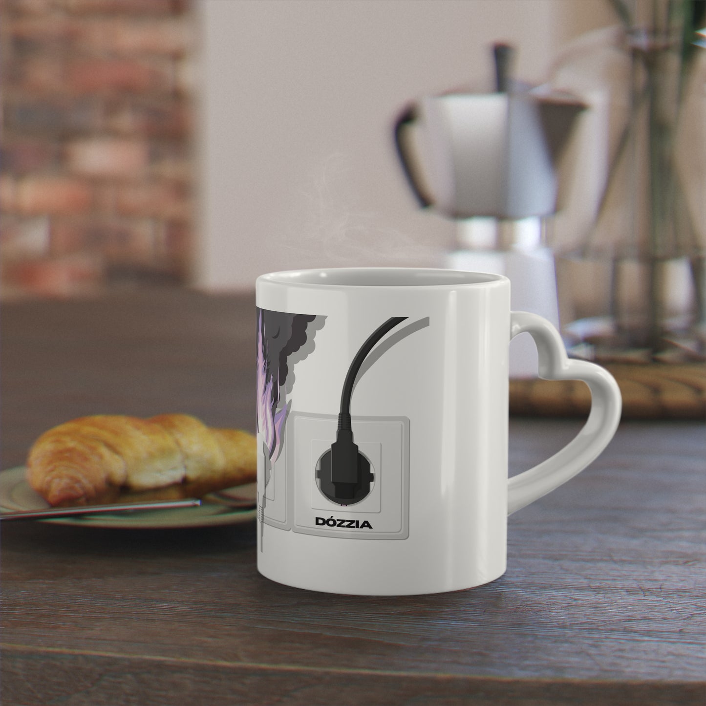 Good morning heart mug -