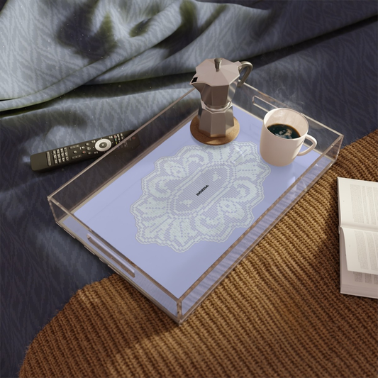 Elegant Acrylic Serving Tray -